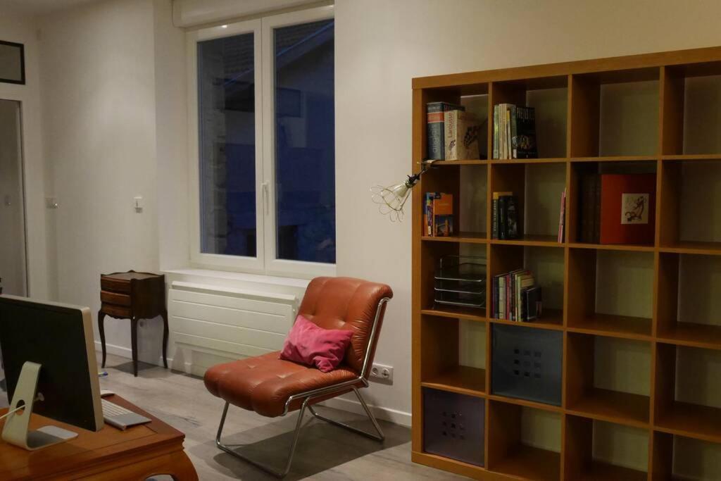 Superbe Loft 100M2 Proche Cathedrale Avec Parking Apartman Reims Kültér fotó