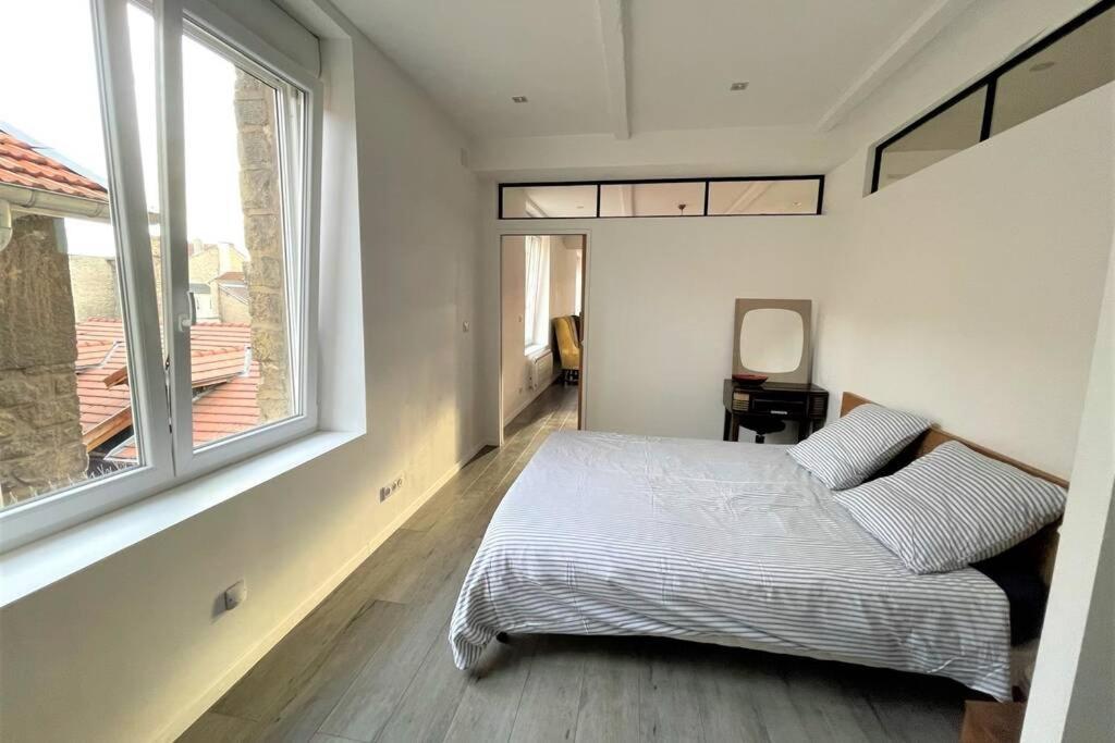 Superbe Loft 100M2 Proche Cathedrale Avec Parking Apartman Reims Kültér fotó